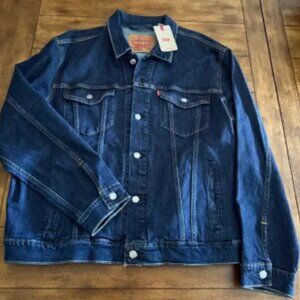 Levis Original Denim Trucker Jacket Mens XL Blue Brand New Wi Tags R-26